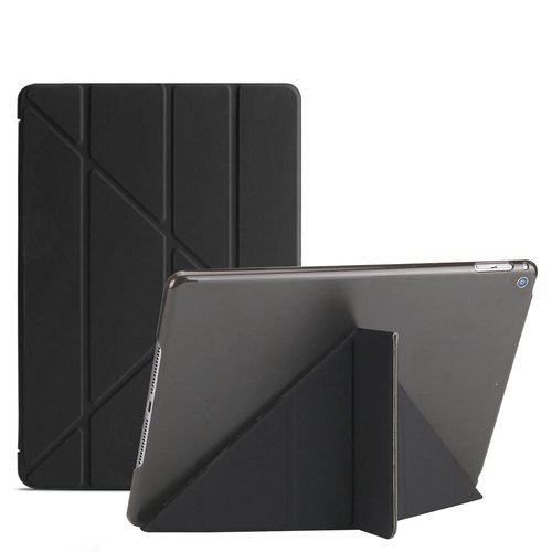 Microsonic Apple iPad 10.2'' 9. Nesil (A2602-A2604-A2603-A2605) Folding Origami Design Kılıf Siyah