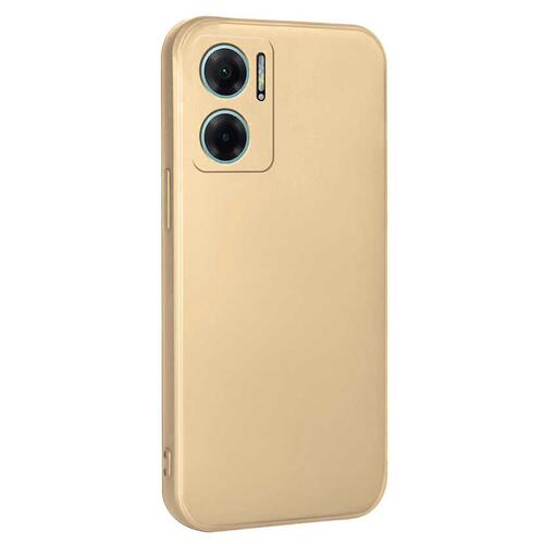 Microsonic Matte Silicone Xiaomi Redmi Note 11E Kılıf Gold