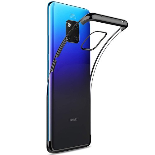 Microsonic Huawei Mate 20 Pro Kılıf Skyfall Transparent Clear Siyah