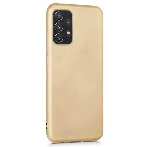 Microsonic Matte Silicone Samsung Galaxy A32 4G Kılıf Gold