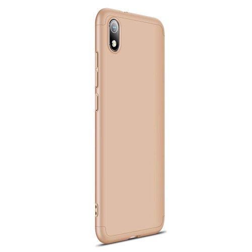 Microsonic Xiaomi Redmi 7A Kılıf Double Dip 360 Protective Gold