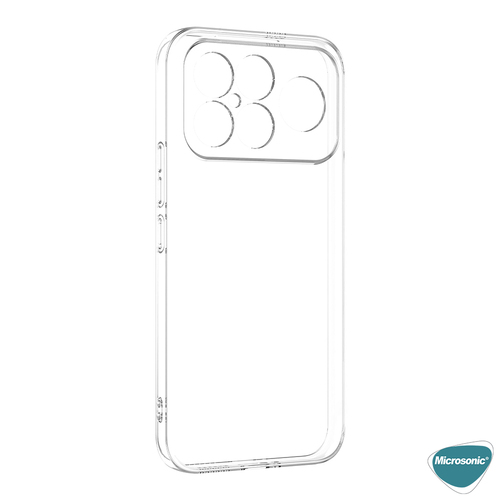 Microsonic Xiaomi Poco F8 Ultra Kılıf Transparent Soft Şeffaf