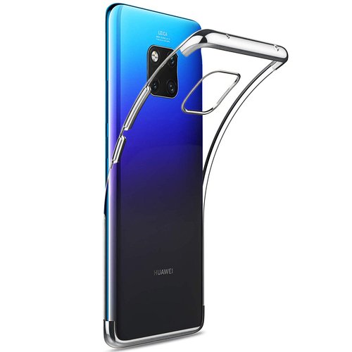 Microsonic Huawei Mate 20 Pro Kılıf Skyfall Transparent Clear Gümüş