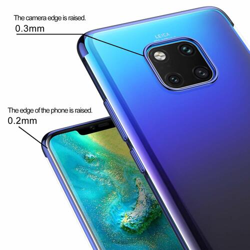 Microsonic Huawei Mate 20 Pro Kılıf Skyfall Transparent Clear Gümüş