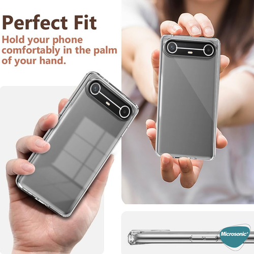 Microsonic TECNO Spark Slim 5G Kılıf Transparent Soft Şeffaf