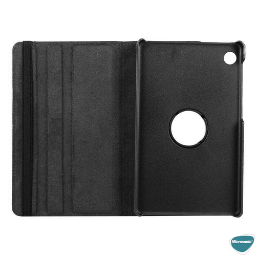 Microsonic Samsung Galaxy Tab S10 Lite Kılıf 360 Rotating Stand Deri Rose Gold