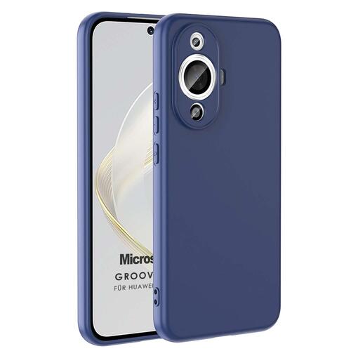 Microsonic Huawei Nova 12S Kılıf Groovy Soft Lacivert