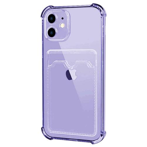 Microsonic Apple iPhone 11 Card Slot Shock Kılıf Lila