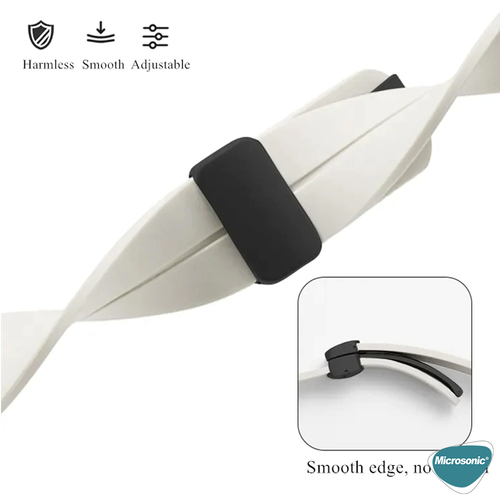 Microsonic Apple Watch Series 11 46mm Kordon Ribbon Line Bordo