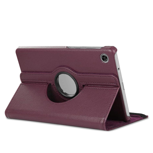 Microsonic Samsung Galaxy Tab S10 Lite Kılıf 360 Rotating Stand Deri Mor