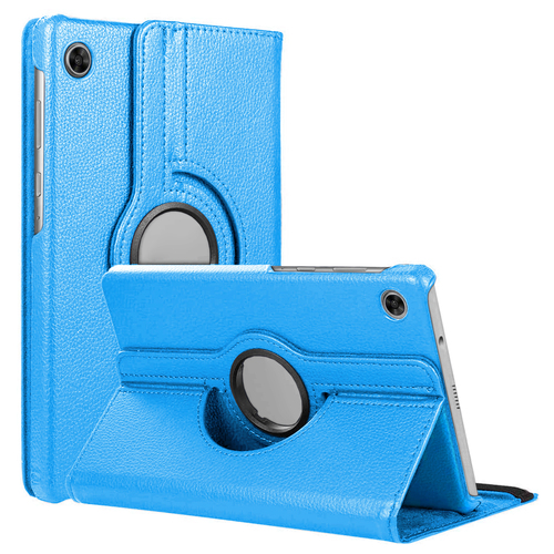 Microsonic Samsung Galaxy Tab S10 Lite Kılıf 360 Rotating Stand Deri Mavi