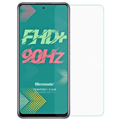 Microsonic Infinix Hot 11S Tempered Glass Cam Ekran Koruyucu