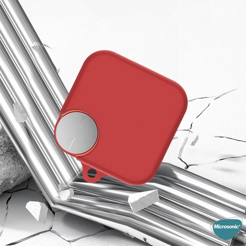 Microsonic Nothing CMF Buds Kılıf Askılı Mat Silikon Kırmızı