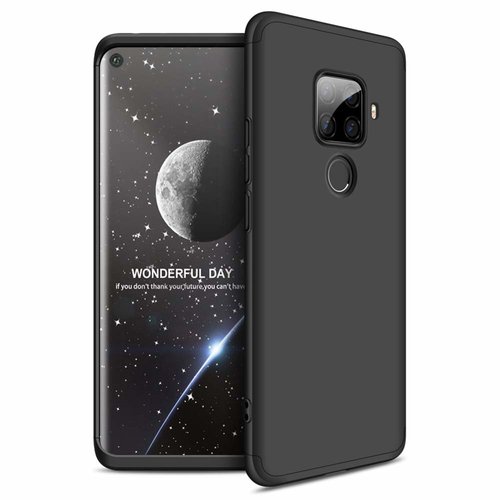 Microsonic Huawei Mate 30 Lite Kılıf Double Dip 360 Protective Siyah