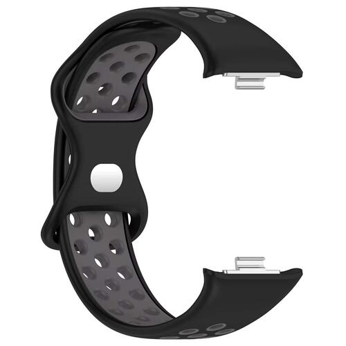 Microsonic Xiaomi Mi Band 8 Pro Rainbow Gently Band Kordon Siyah Gri