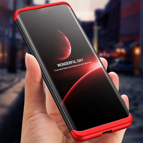 Microsonic Huawei Mate 30 Lite Kılıf Double Dip 360 Protective Kırmızı