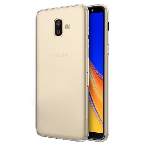 Microsonic Samsung Galaxy J6 Plus Kılıf Transparent Soft Beyaz