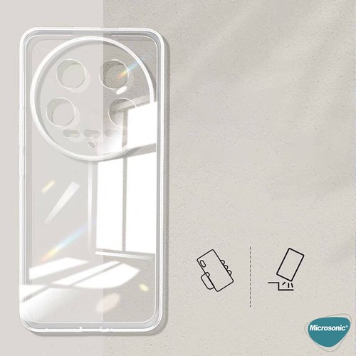 Microsonic Xiaomi Mi 14 Ultra Kılıf Transparent Soft Şeffaf