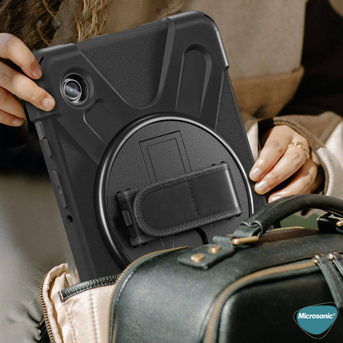 Microsonic Samsung Galaxy Tab S10 Lite Kılıf Heavy Defender Siyah