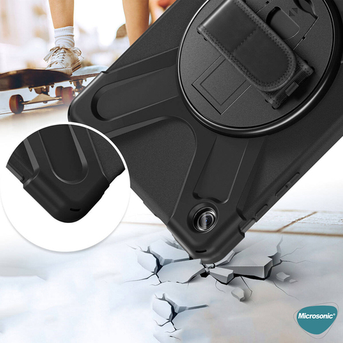 Microsonic Samsung Galaxy Tab S10 Lite Kılıf Heavy Defender Siyah