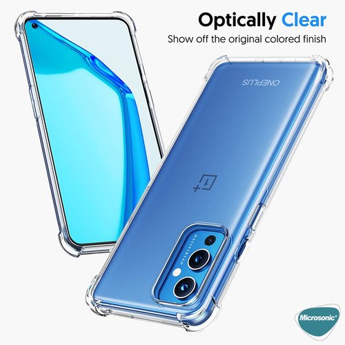 Microsonic OnePlus 9 Kılıf Shock Absorbing Şeffaf