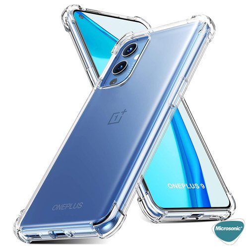 Microsonic OnePlus 9 Kılıf Shock Absorbing Şeffaf