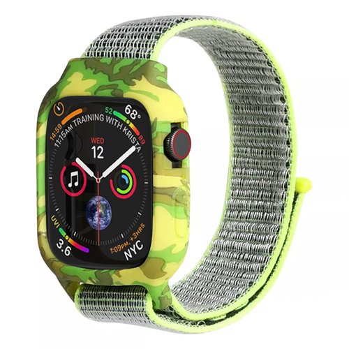 Microsonic Apple Watch Ultra Kordon Camouflage Armor Pro Sarı