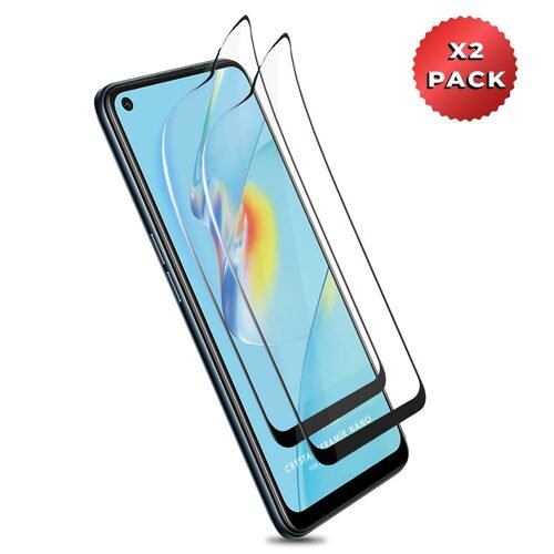 Microsonic Oppo A74 4G Crystal Seramik Nano Ekran Koruyucu Siyah (2 Adet)