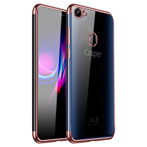 Microsonic Casper Via G3 Kılıf Skyfall Transparent Clear Rose Gold