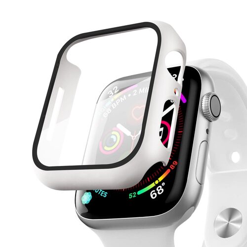 Microsonic Apple Watch Series 11 46mm Kılıf Matte Premium Slim WatchBand Beyaz