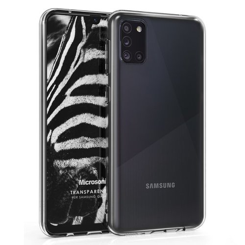 Microsonic Samsung Galaxy A31 Kılıf Transparent Soft Beyaz