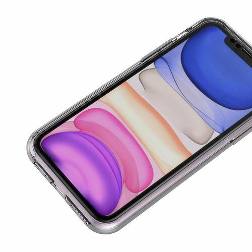 Microsonic Apple iPhone 11 (6.1'') Kılıf 6 tarafı tam full koruma 360 Clear Soft Şeffaf