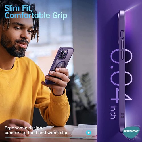 Microsonic Apple iPhone 15 Kılıf Shadow Planet Mavi