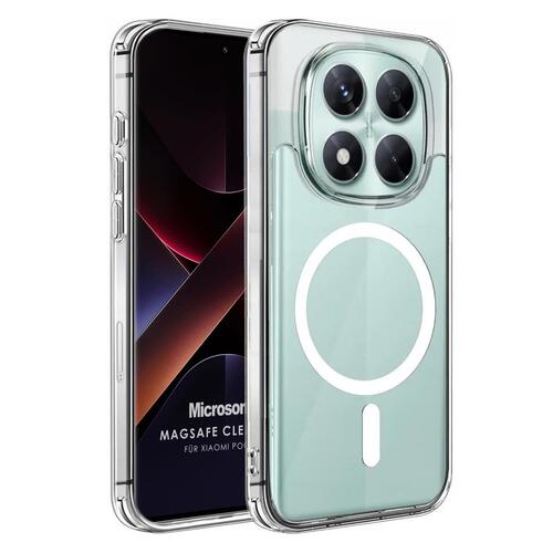 Microsonic Xiaomi Poco X7 Kılıf MagSafe Clear Sararmaz Şeffaf