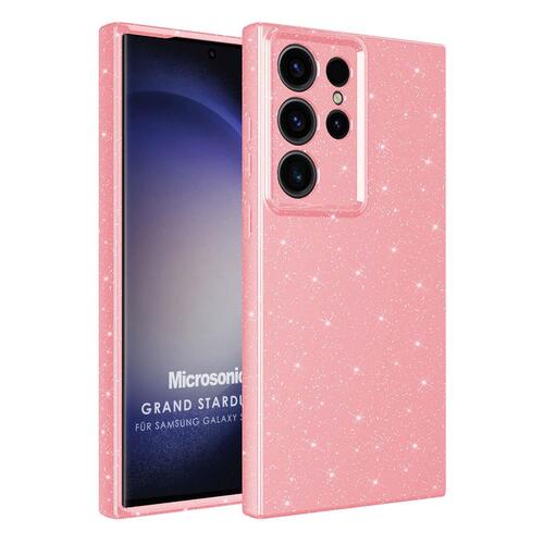 Microsonic Samsung Galaxy S23 Ultra Kılıf Grand Stardust Pembe