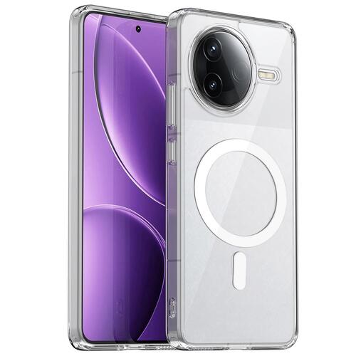 Microsonic Xiaomi Poco F7 Pro Kılıf MagSafe Clear Sararmaz Şeffaf