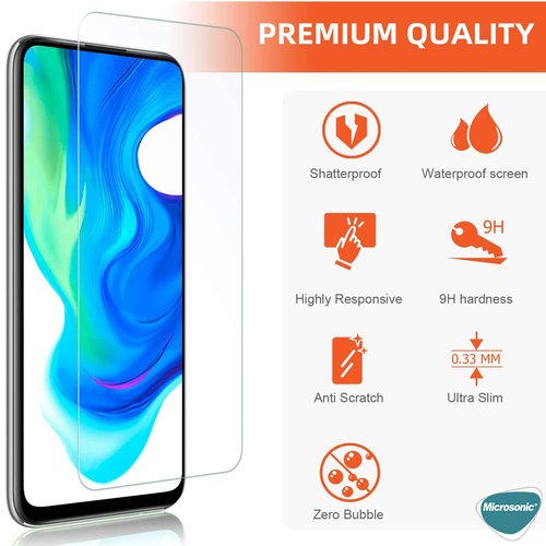 Microsonic Xiaomi Poco F2 Pro Tempered Glass Screen Protector