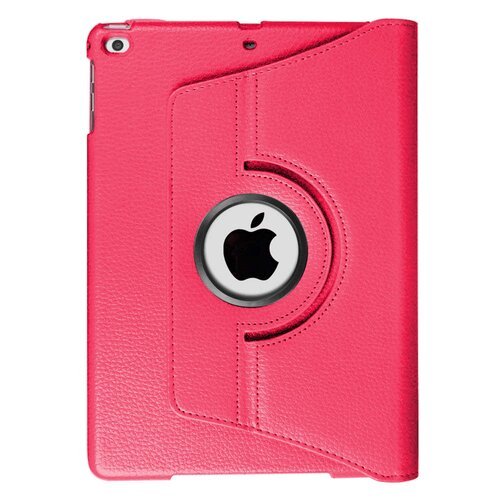 Microsonic Apple iPad 9.7 2018 (A1893-A1954) Kılıf 360 Dönerli Stand Deri Pembe