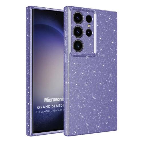 Microsonic Samsung Galaxy S23 Ultra Kılıf Grand Stardust Mor