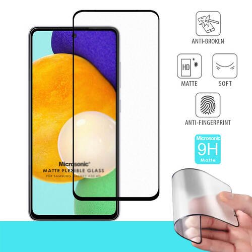 Microsonic Samsung Galaxy A32 4G Seramik Matte Flexible Ekran Koruyucu Siyah