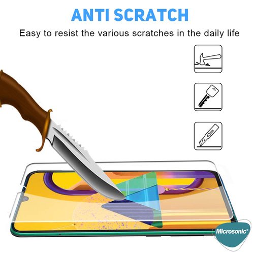 Microsonic Samsung Galaxy M21 Tempered Glass Screen Protector