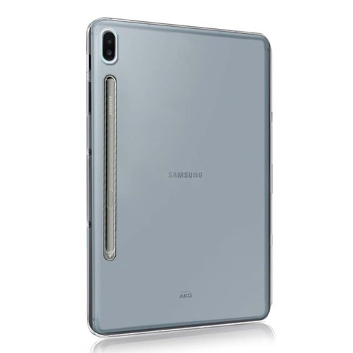 Microsonic Samsung Galaxy Tab S6 10.6'' T860 Kılıf Transparent Soft Beyaz