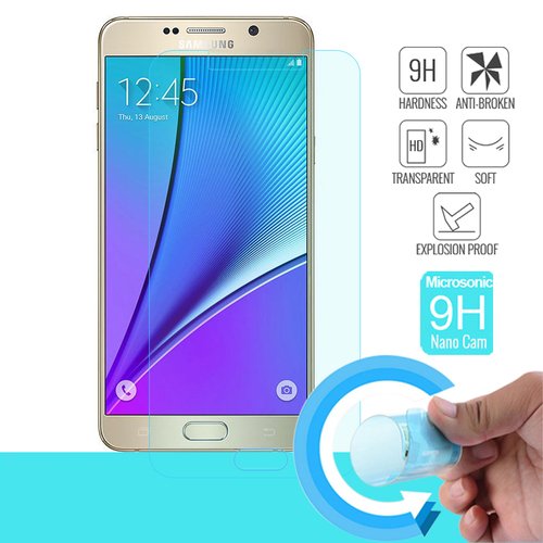 Microsonic Samsung Galaxy Note 5 Nano Cam Ekran koruyucu Kırılmaz film