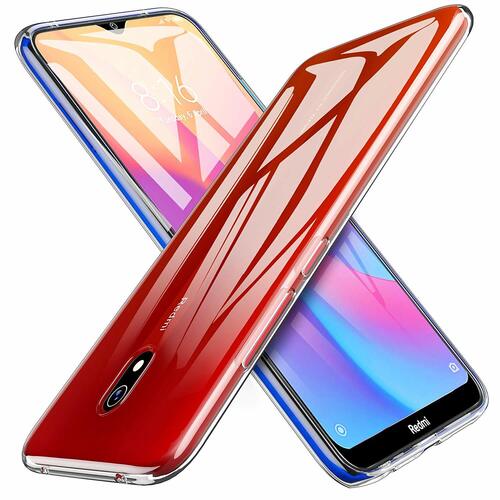 Microsonic Xiaomi Redmi 8A Kılıf Transparent Soft Beyaz