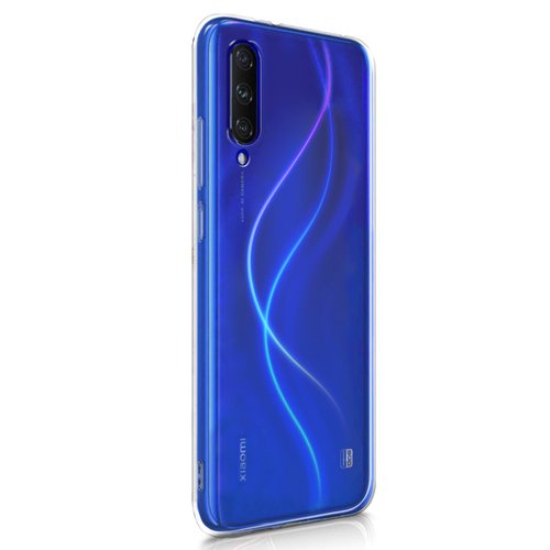 Microsonic Xiaomi Mi 9 Lite Kılıf Transparent Soft Beyaz