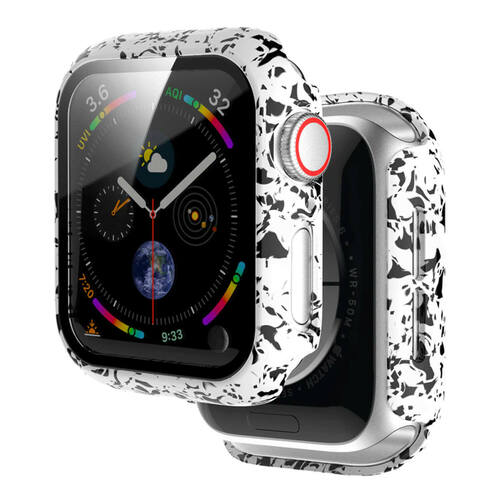 Microsonic Apple Watch Series 3 38mm Kılıf Hard Full Protective Cover Bumper Cow