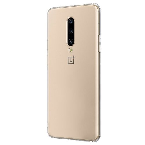 Microsonic OnePlus 7 Pro Kılıf Transparent Soft Beyaz