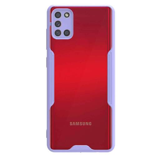 Microsonic Samsung Galaxy A31 Kılıf Paradise Glow Lila