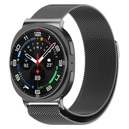 Microsonic Samsung Galaxy Watch 8 44mm Milanese Loop Kordon Siyah