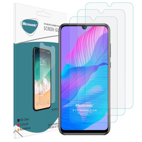 Microsonic Huawei Y8P Screen Protector Nano Glass (3 Pack)